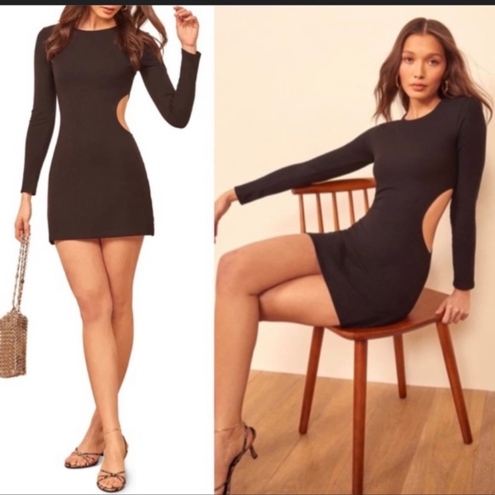 Reformation Black dress